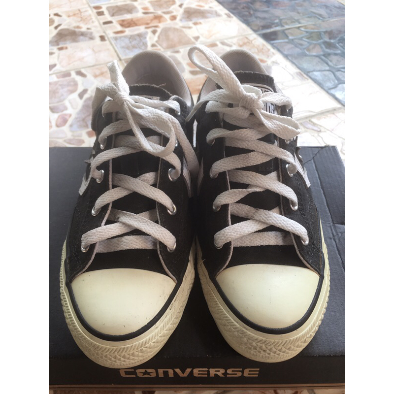 Converse สีดำ มือสองของแท้ #converse #รองเท้ามือสองของแท้
