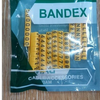 อุปกรณ์เดินสายไฟ เคเบิ้ลมาร์คเกอร์ BANDEX BM1-MT MIX (0-N) เหมาะสำหรับงานอเนกประสงค์