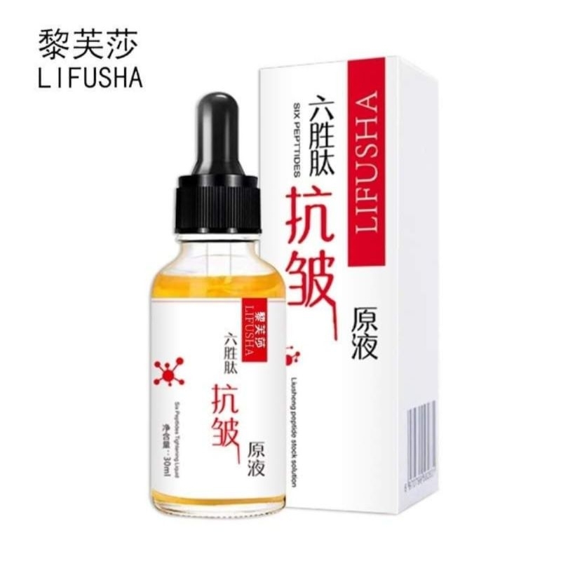 LIFUSHA Six peptide anti-wrinkle liquid ปริมาณ 30 ml.