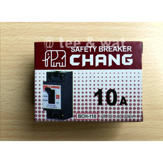 Chang เบเกอร์มินิ  10A -2P สวิตซ์ตัดไฟอัตโนมัติ