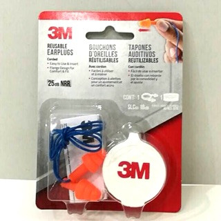 3M nexcare ปลั๊กอุดหู ชนิดมีสาย พร้อมกล่องเก็บ สามารถลดเสียงได้ 25 เดซิเบล จำนวน 1 ชิ้นต่อกล่อง