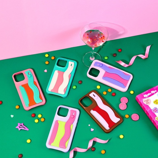 Huntieshour - Wavy Handhug Phone Case