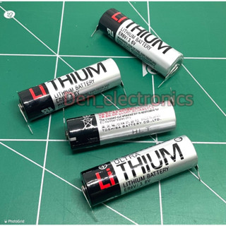 TOSHIBA ER6V/3.6V 2400mAh รุ่นมีขา แบตเตอรี่ลิเธียม PLC Industrial Battery