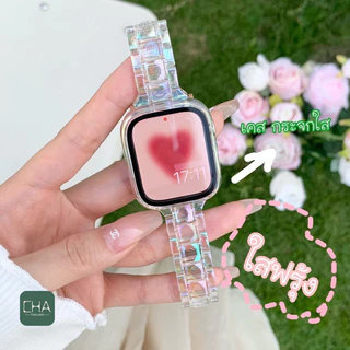 ใสฟรุ้ง สายนาฬิกา watch ultra 11 10 9 8 7 6 5 4 3 smart watch 38/40/42/44/45/46/49mm strap smart watch