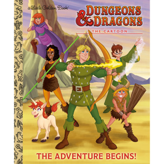 หนังสือภาษาอังกฤษ The Adventure Begins! (Dungeons &amp; Dragons) (Little Golden Book) Hardcover