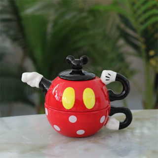 พร้อมส่ง💜 ชุดกาน้ำชา Mickey Mouse ถ้วยชาดิสนีย์ มิกกี้เมาส์ แก้วชา แก้วน้ำ กาน้ำ Teapot เซรามิค ceramic Disney แก้วน้ำ