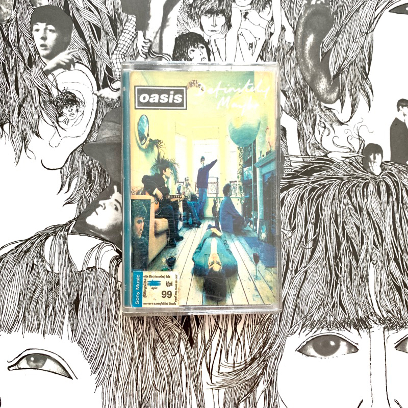 Tape Cassette เทปเพลง Oasis - Definitely Maybe (1994) Alternative Rock, Britpop