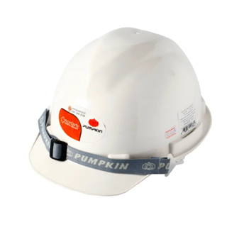 PUMPKIN หมวกนิรภัย หมวกเซฟตี้ แบบปรับหมุน (Safety Helmet) สีขาว