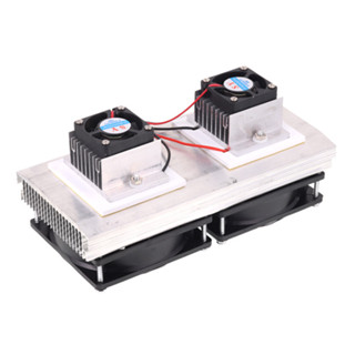 ชุดทำความเย็นขนาด 2 ช่อง Heat Sink Aluminum Cooling block