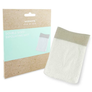 WATSONS วัตสัน ถุงขัดตัว Watsons Double Sided Exfoliating Mitt