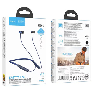 หูฟัง บลูทูธ 5.3 ใช้ได้นาน 30 ชั่วโมง Hoco ES64 In-ear Sport Wireless earphones Bluetooth 5.3