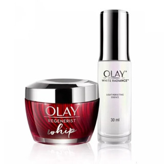 Olay White Radiance SET  (Essence Serum 30g. + Whip Regenerist 50g.)