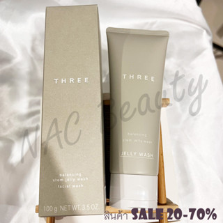 ใหม่ล่าสุด_ป้ายไทย_ของแท้100%_THREE Balancing Stem Jelly Wash 100 g