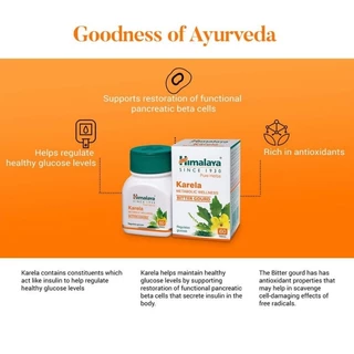 Preferred Himalaya Karela มะระขี้นกอินเดียสกัด 60 เม็ด ช่วยรักษาระดับน้ำตาลในเลือด