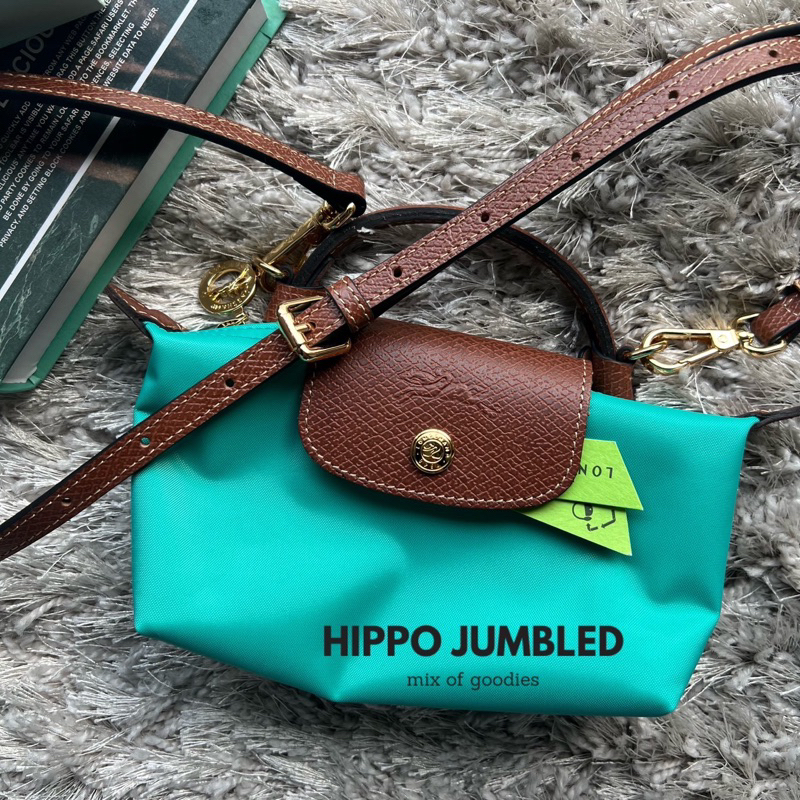 พร้อมส่ง สายกระเป๋า Longchamp pouch คุณภาพดี