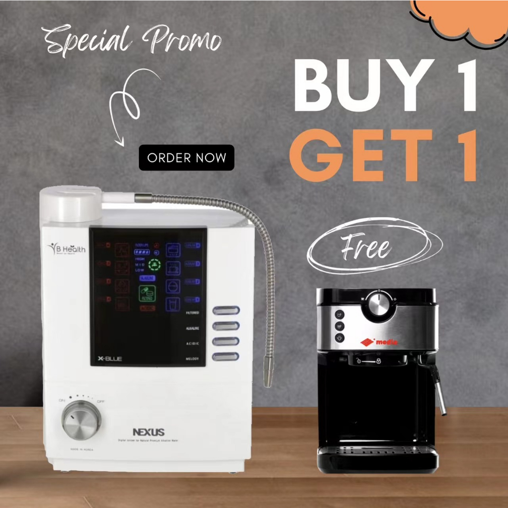 Alkaline Nexus X-Blue เครื่องกรองน้ำอัลคาไลน์ (alkaline water) ติดตั้งฟรี