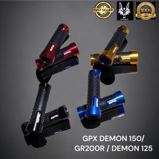 ปลอกเเฮนด์ GPX DEMON 125/150/ GR200R  ยางนิ่มจับถนัดมือ สีทอง 00/ดำ 01 / เเดง 02/ น้ำเงิน 03