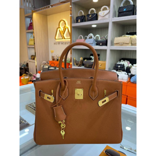 Hermes birkin หนังเเท้ทั้งใบ free box set  Grad original  Size 30CM