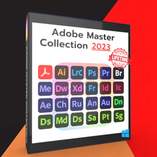 ราคา(ส่งทันที) รวม Adobe Master Collection 2023 (ตัวเต็ม / ถาวร)