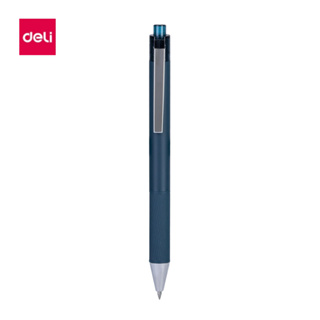 Deli ปากกาเจล ปากกาหมึกเจลแห้งไว หมึกเจล แบบกด หมึกแห้งไว เขียนลื่น  อุปกรณ์เครื่องเขียน อุปกรณ์สำนักงาน Gel Pen