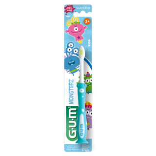 💥EXP 15/06/27💥 901 G.U.M Kids Monsterz Toothbrush 2+  แปรงสีฟันสำหรับเด็กอายุ 2 ปีขึ้นไป ขนแปรงนุ่ม อ่อนโยนต่อเหงือก