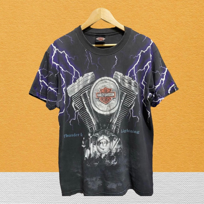 เสื้อ Harley-Davidson Thunder&Lightning 90s