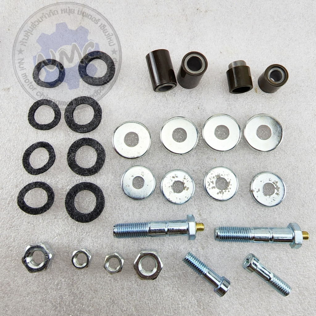 front shock bushing บูชโช้คหน้า y80 y80cdi ชุดซ่อมบูชโช้คหน้า y80 y80cdi บูชขาไก่โช้คหน้า yamaha y80