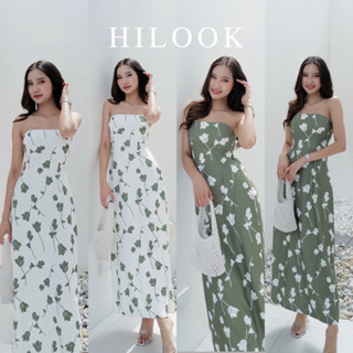 เดรสสายเดี่ยวลายดอกไม้Downy Dress ป้ายHilook