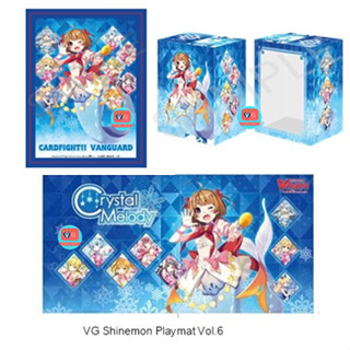 Crystal melody collection กล่องใส่การ์ด สลีฟแวนการ์ด ซองใส่การ์ด เพลแมท Playmat ลายคริสตัล เมโลดี้