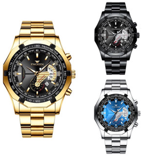 [ส่งจากไทย สวยหรู] FNGEEN แท้ 100% นาฬิกาชาย สายสแตนเลส  FN1…