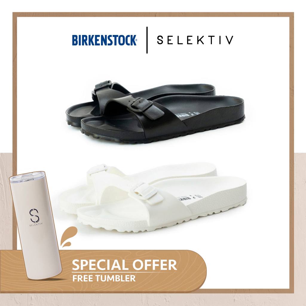 BIRKENSTOCK Madrid EVA White รองเท้าแตะ ผู้หญิง สีขาว รุ่น 128183 ...