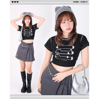 kome.offi กระโปรงสั้น รุ่น Ruby Skirt