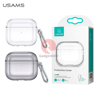 USAMS เคสแบบใสพร้อมห่วงคล้อง ใช้สำหรับ AirPods3