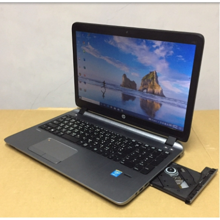 โน๊ตบุ๊คมือสอง HP Probook 450 G2 Corei3-4030(RAM:4gb/HDD:500gb)จอใหญ่15.6นิ้ว