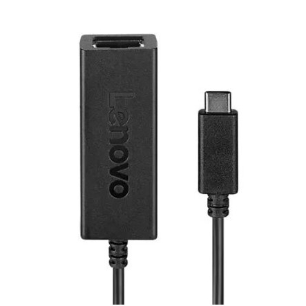 Lenovo USB-C to Ethernet Adapter อะแดปเตอร์ สายแปลง เลอโนโว USB-C to LAN. USB type C to RJ45 แท้ ของใหม่  มือหนึ่ง