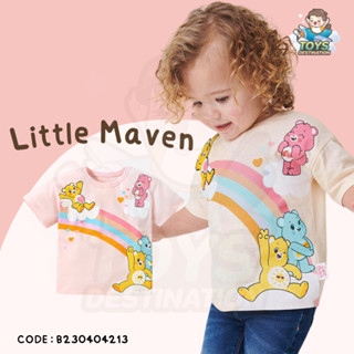 ✅พร้อมส่งในไทย✅ เสื้อแขนสั้น เสื้อยืด เสื้อเด็ก Care Bear  Little Maven B230404213