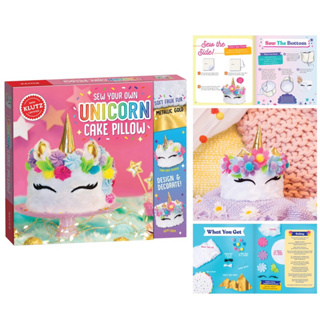 Klutz Sew Your Own Unicorn Cake Pillow Craft Kit