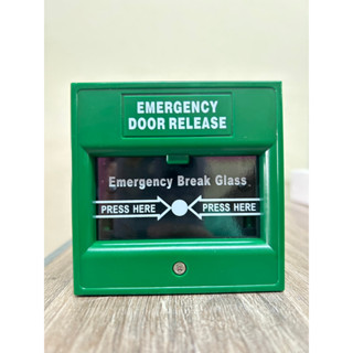 HIP รุ่น ABK900A Break Glass Emergency Door Release GREEN กล่องตัดไฟ แม่เหล็กประตู คีย์การ์ด เพื่อปลดล็อคประตูแบบฉุกเฉิน