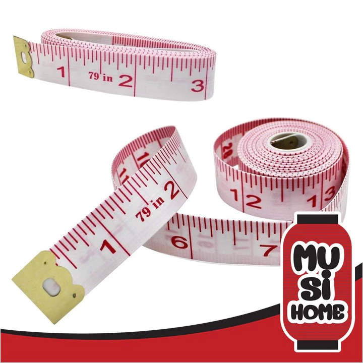 MUSI.HOME【ราคาถูก】E3 สายวัดรอบเอว ตัวเลขใหญ่ชัดเจน ความยาว 60นิ้ว หรือ 150CM LOWM สินค้าขายดี