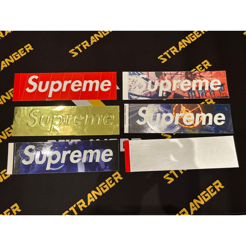 Supreme Box Logo sticker collection