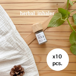 10 pcs. HERBAL INHALER สมุนไพรใช้สูดดมจำนวน10ชิ้น