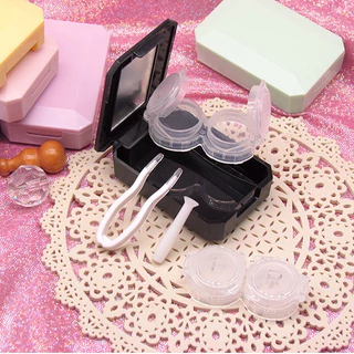 MUSI.HOME【ราคาถูก】ตลับคอนแทคเลนส์ พาสเทล กล่องคอนแทคเลนส์ น่ารัก ที่ใส่คอนแทคเลนส์ คอนแทคเลนส์ สายตา EYE10