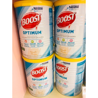 Boost Optimom ขนาด 400 กรัม อาหารสูตรครบถ้วน ที่มีเวย์โปรตีน สำหรับผู้สูงอายุ