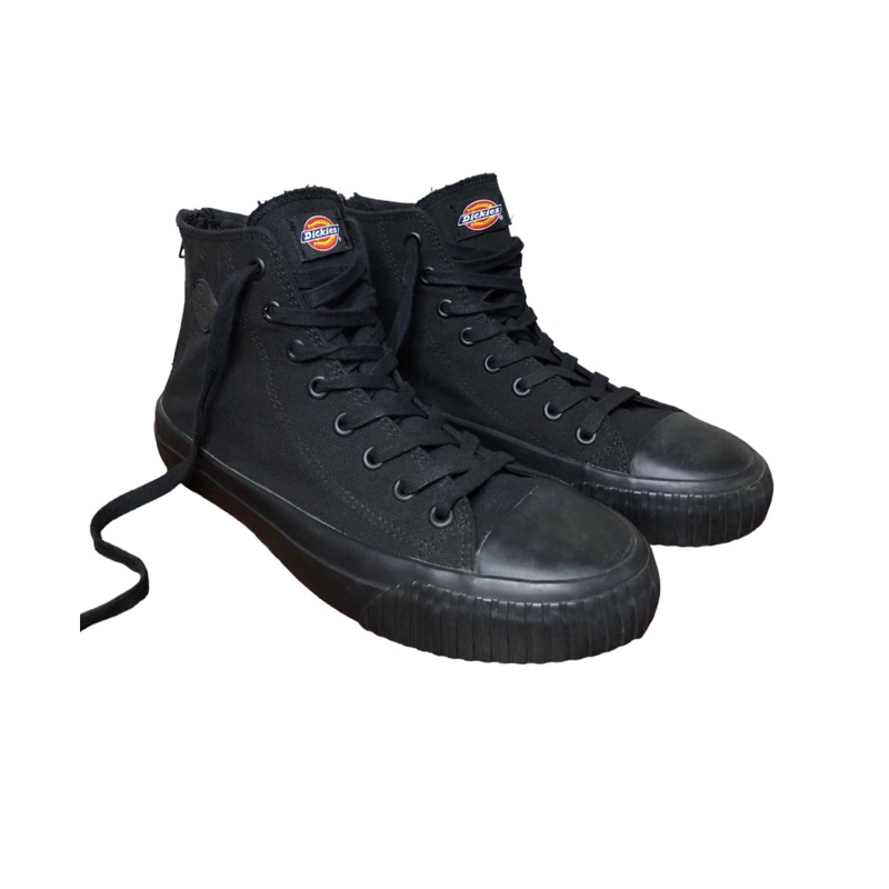 รองเท้าผ้าใบหุ้มข้อสีดำ Dickies มือ1 ป้ายหลุด แท้shop💯 Size : US11 , EUR44 ( ไม่มีกล่องนะคะ )