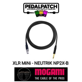 สายสัญญาณเสียง XLR Mini - NEUTRIK NP2X-B ใช้สาย MOGAMI 2582 เลือกความยาวได้