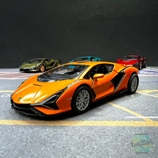 Kinsmart Die Cast Model โมเดลรถเหล็ก Lamborghini Sian FKP 37 KT5431 (ลัมโบร์กีนี) สเกล 1/40