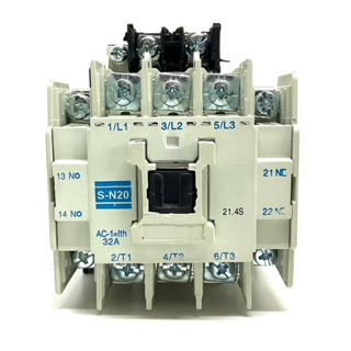 S-N20 แมกเนติก คอนแทกเตอร์(MAGNETIC CONTACTOR) 110VAC  220VAC  380VAC ของใหม่ สินค้าพร้อมส่ง