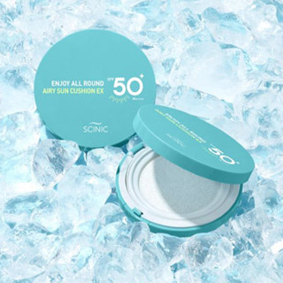 [สินค้าของแท้100%_ส่งตรงจากเกาหลี] SCINIC  Enjoy All Round Airy Sun Cushion EX 25g (SPF50+PA++++)