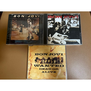 cd แท้!!! bon jovi  2 albums + 1 single สวยๆ