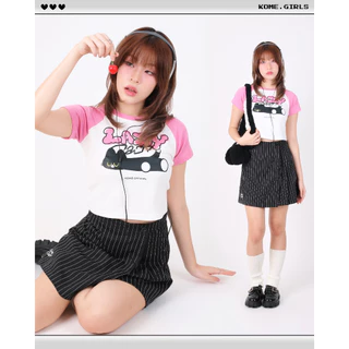 kome.offi เสื้อยืดครอป รุ่น Hey Ruby / Ruby Lazy